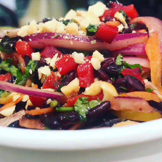 Even our sides excite Thai black rice with mint, lime, coriander, pickled chilli, carrot red onion, peanuts & cucumber, no wonder we're one of Sussex's premier wedding caterers 